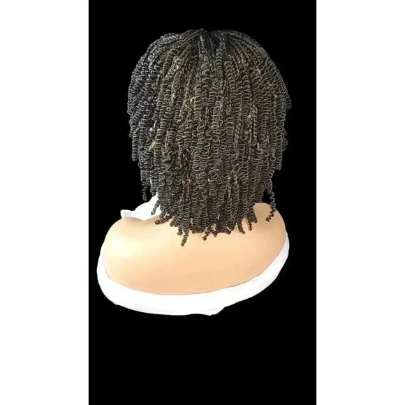 ✨FLASH SALE✨ Handmade Short Bob Braided Wig – 20% Off | Full Lace, No Pain - Picture 9 of 16